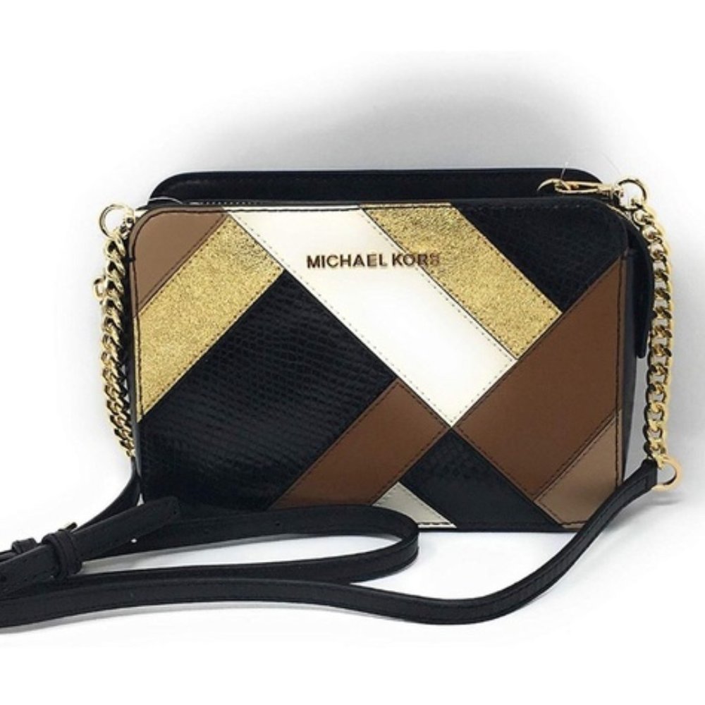 Michael Kors Adele Black Multi Small Crossbody